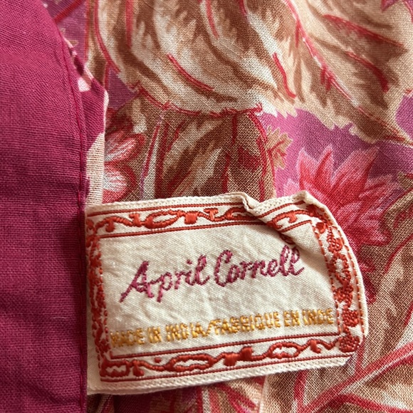Vintage April Cornell Reversible Full Size Duvet Cover - Picture 6 of 12